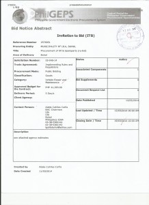 oil & spareparts re-bid 001