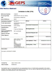 MEDICINES 3RD QTR