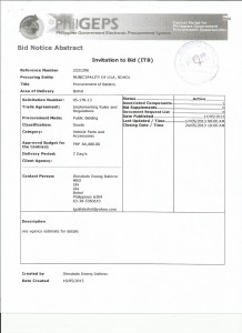 proc of battery