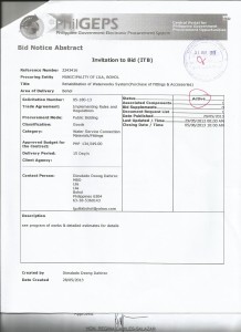 rehab of wws(pur of fittings &accessories)